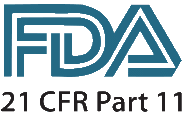 Logo de la Food and Drug Administration - FDA - pour la norme CFR 21 Part 11